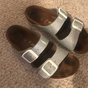 Silver Birkenstock’s